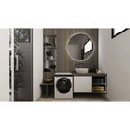 Lave linge séchant hublot HAIER HWD50-BP12307U-S - 5/2,5 kg - 1200 tr/min - Classe A - Moteur Inverter - Connecté