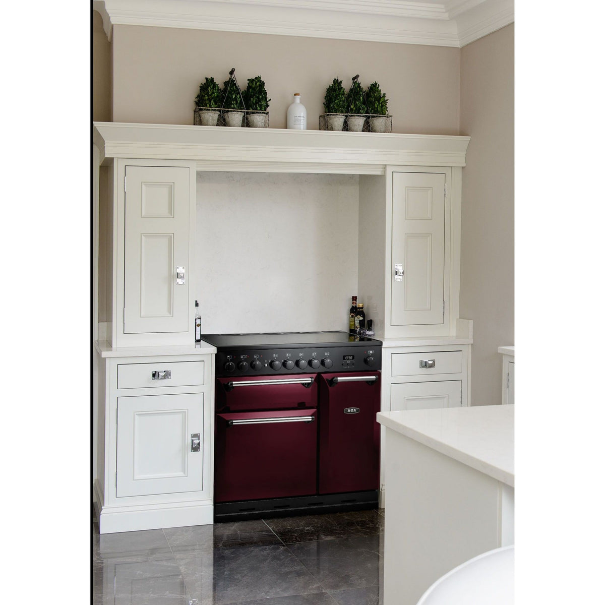 Piano de cuisson induction AGA MASTERCHEF DELUXE 90 INDUCTION ROUGE