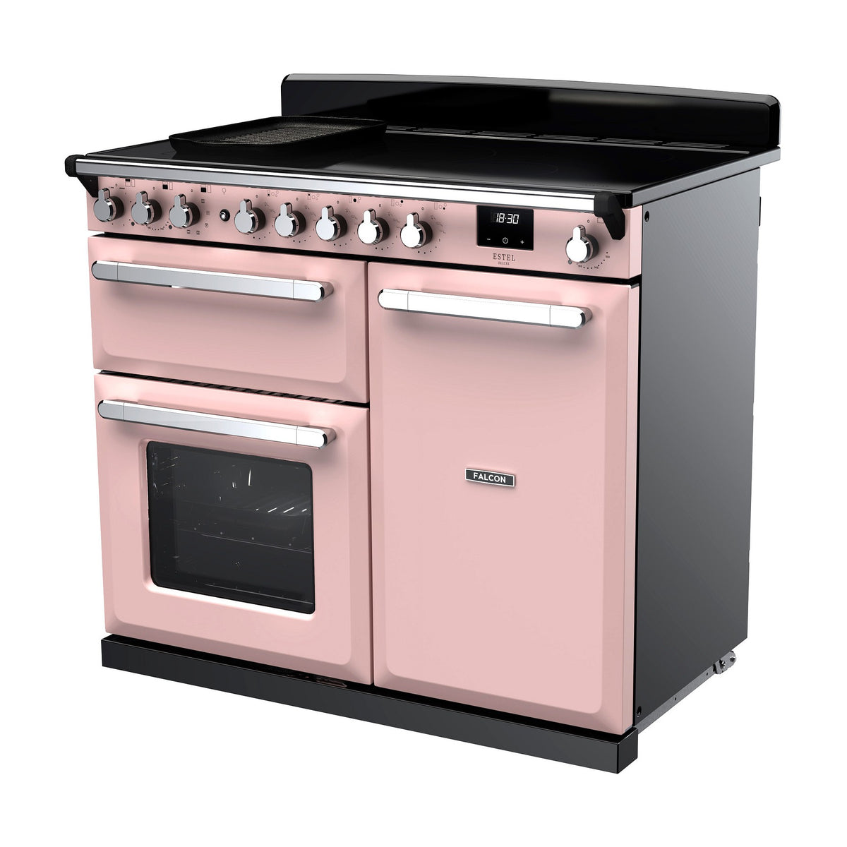 Piano de cuisson induction FALCON ESTEL DELUXE TAB IND 100 CM ROSE PASTEL