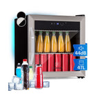 Mini réfrigérateur KLARSTEIN Coachella 50 Minibar 47L WiFi 44 dB inox