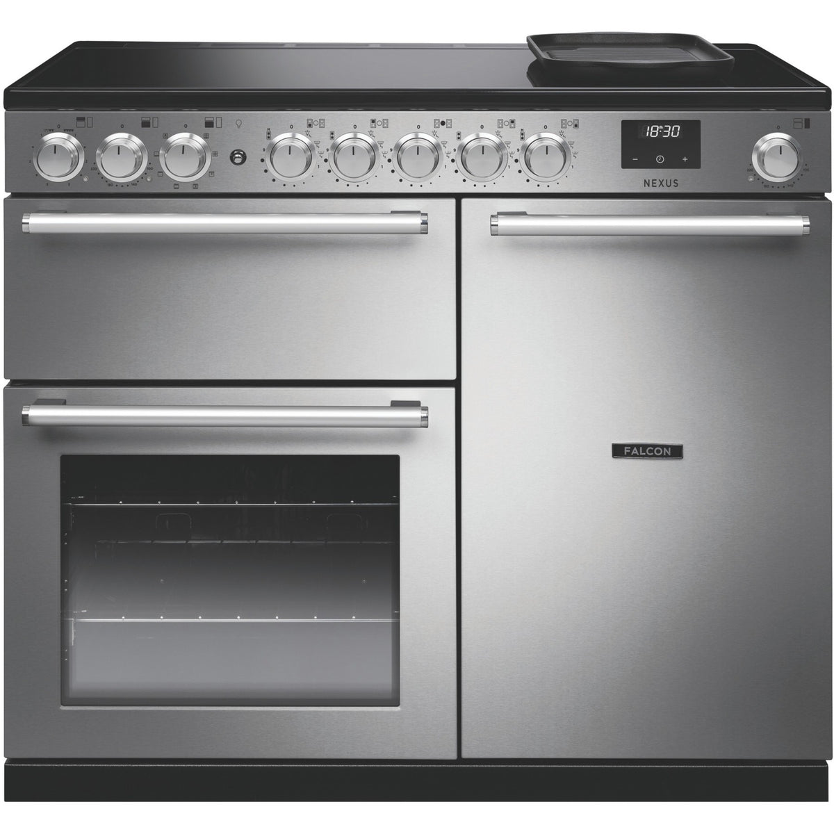 Piano de cuisson induction FALCON NEXUS NGC TAB IND 100 CM INOX CHROME