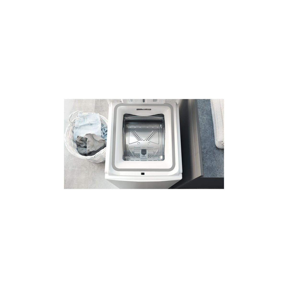 Lave linge top HOTPOINT WMTG6524BFR/N Reconditionné