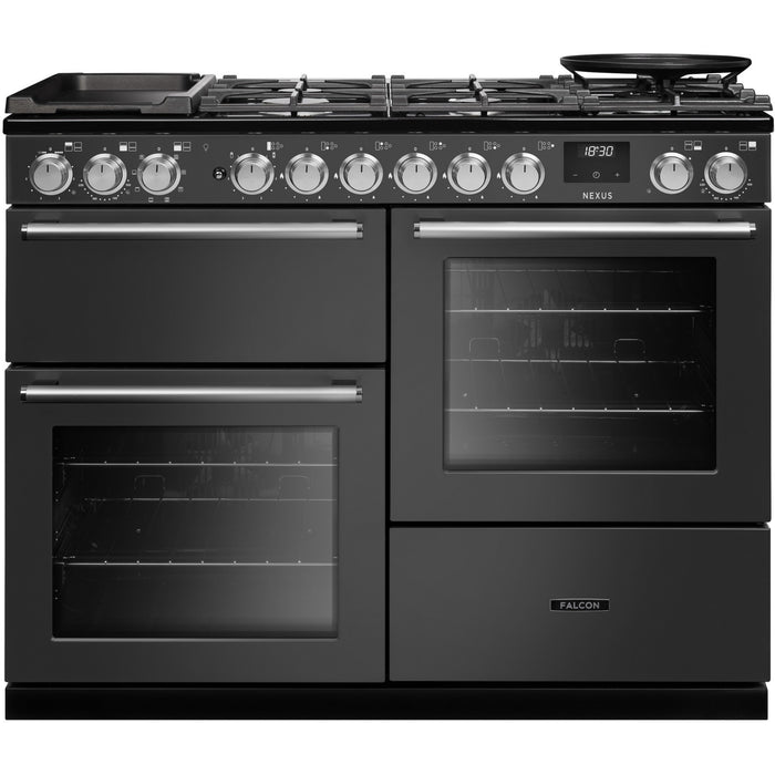 Piano de cuisson mixte FALCON NEXUS NGC OC TAB GAZ 110 CM ARDOISE CHR