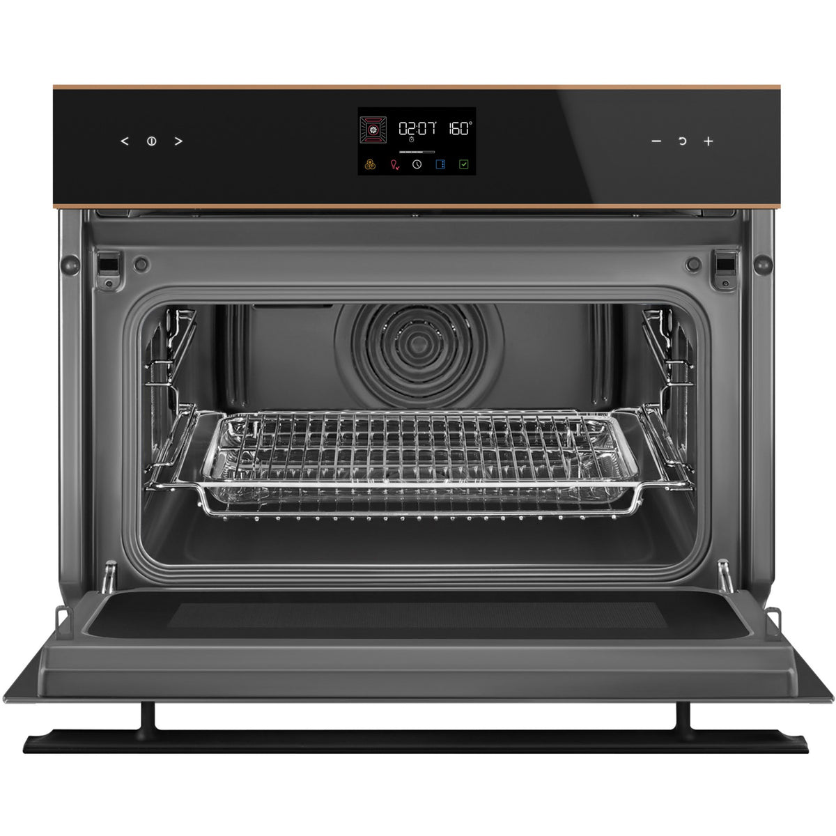 Four micro onde combiné SMEG SO4602M1NR - Hydrolyse - Écran tactile