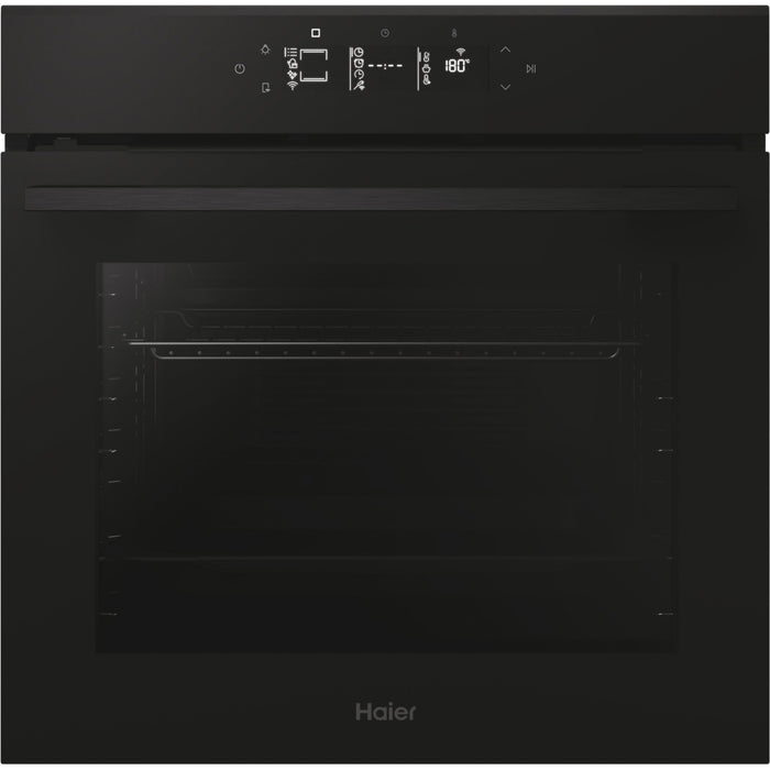 Four encastrable HAIER H6 ID46G5YTB - Pyrolyse - Hydrolyse - Chaleur pulsée - Porte froide - Rails télescopiques