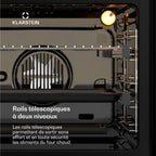 Four encastrable KLARSTEIN Illuminosa Smart CEE A+ 73L Blanc