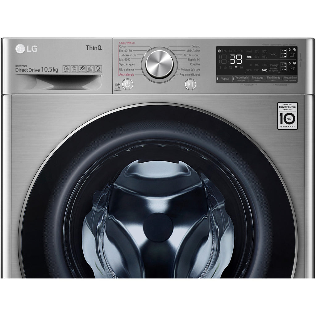 Lave linge hublot LG F14V72ISTA AUTODOSE Reconditionné