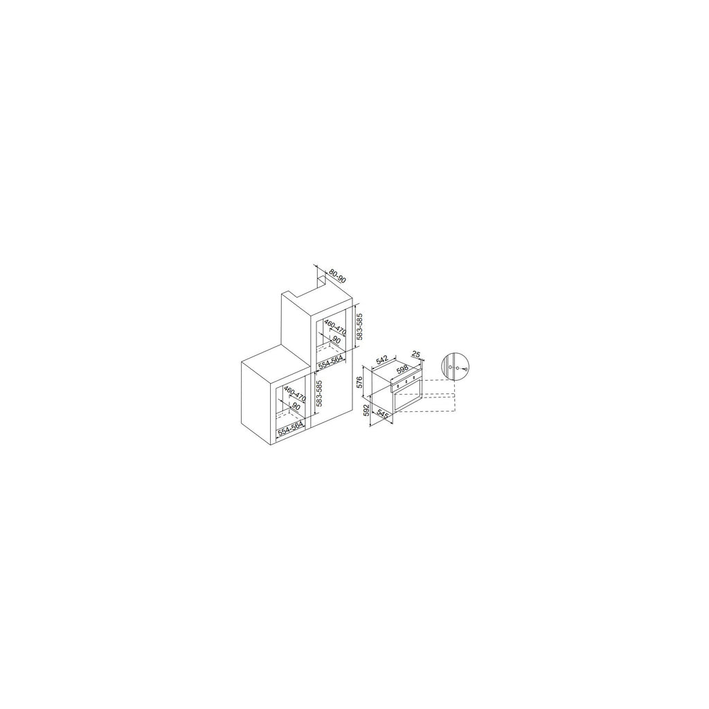 Four encastrable AIRLUX AFSCW21WHN - Catalyse