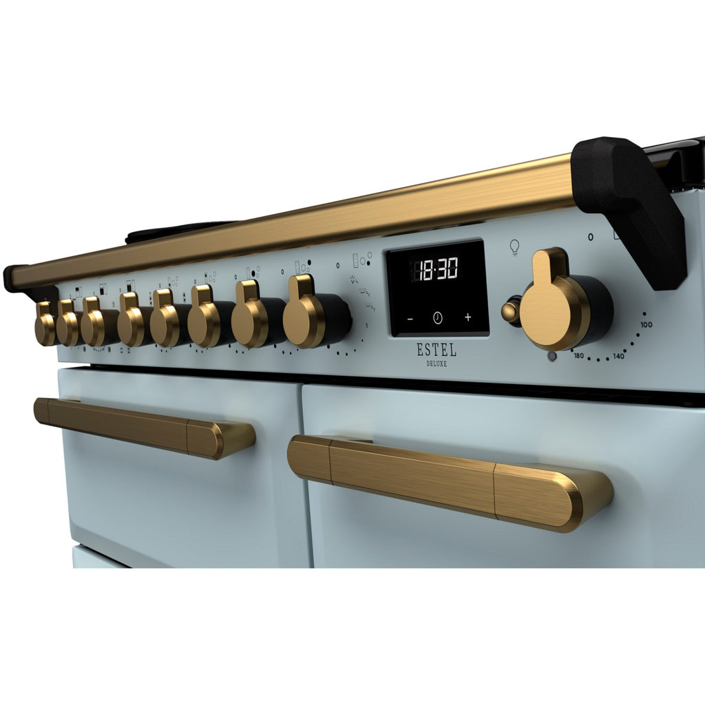 Piano de cuisson induction FALCON ESTEL DELUXE TAB IND 90 CM BLEU PASTEL L