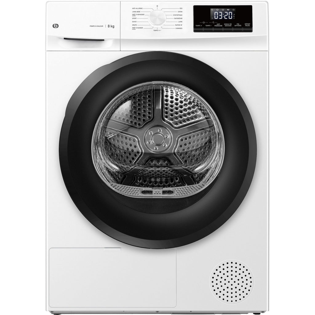 Sèche linge pompe à chaleur ESSENTIELB ESLHP8-4b