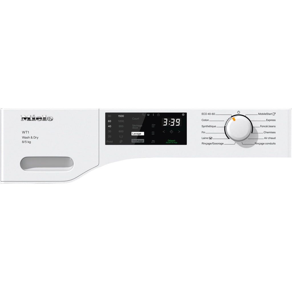 Lave linge séchant hublot MIELE WTD 160 WCS - 8/5 kg - 1500 tr/min - Classe D - Moteur induction