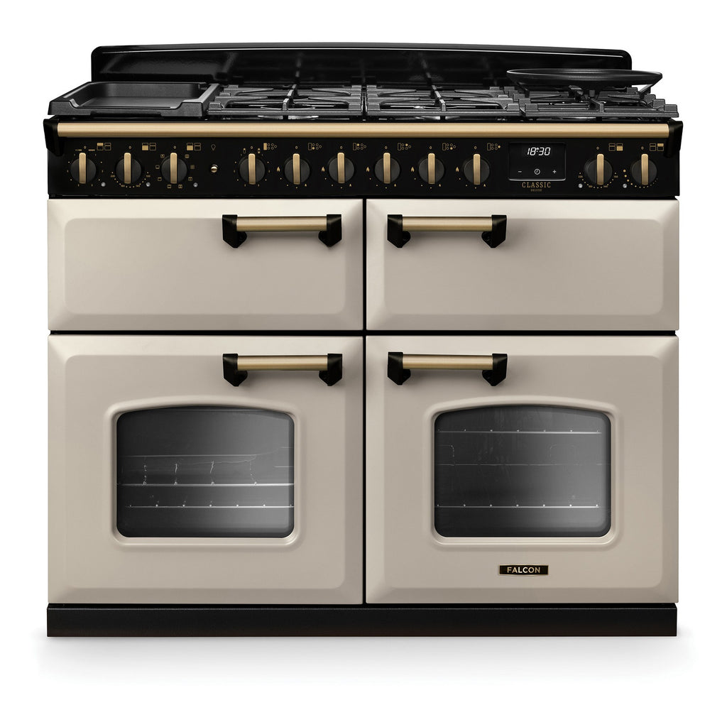 Piano de cuisson mixte FALCON NGC TAB MIX 110 CM CREME PASTEL LAITON A