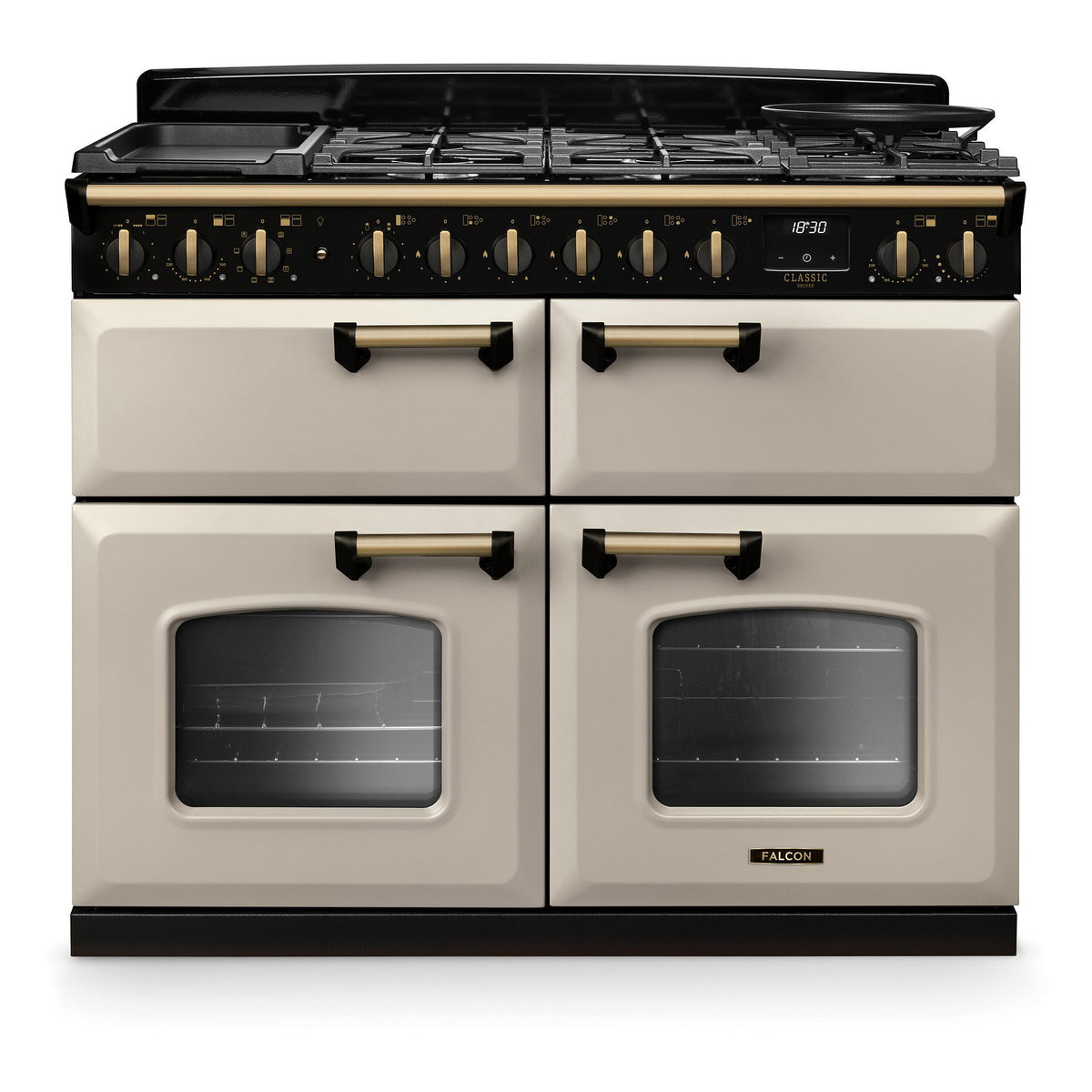 Piano de cuisson mixte FALCON NGC TAB MIX 110 CM CREME PASTEL LAITON A