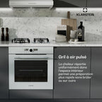 Four encastrable KLARSTEIN Illuminosa Smart CEE A+ 73L Blanc