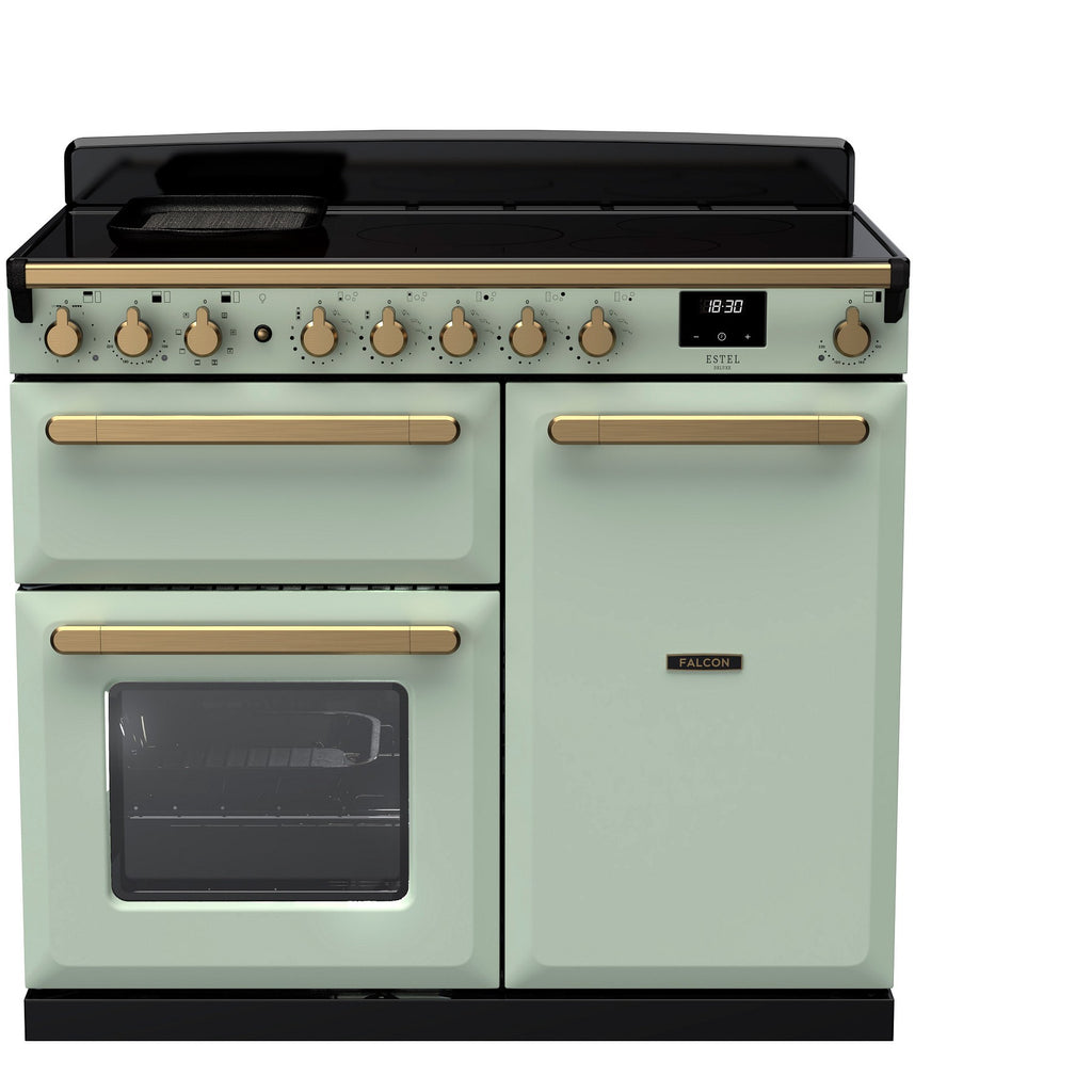 Piano de cuisson induction FALCON ESTEL DELUXE TAB IND 100 CM VERT PASTEL