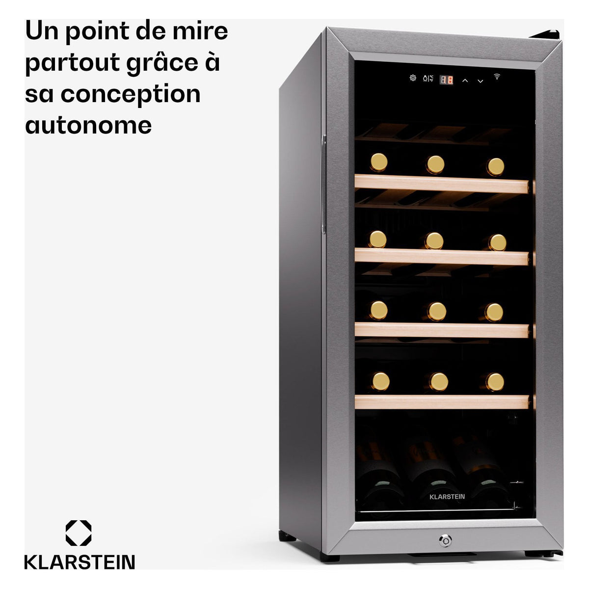 Cave à vin de service KLARSTEIN Shiraz Premium Smart 18