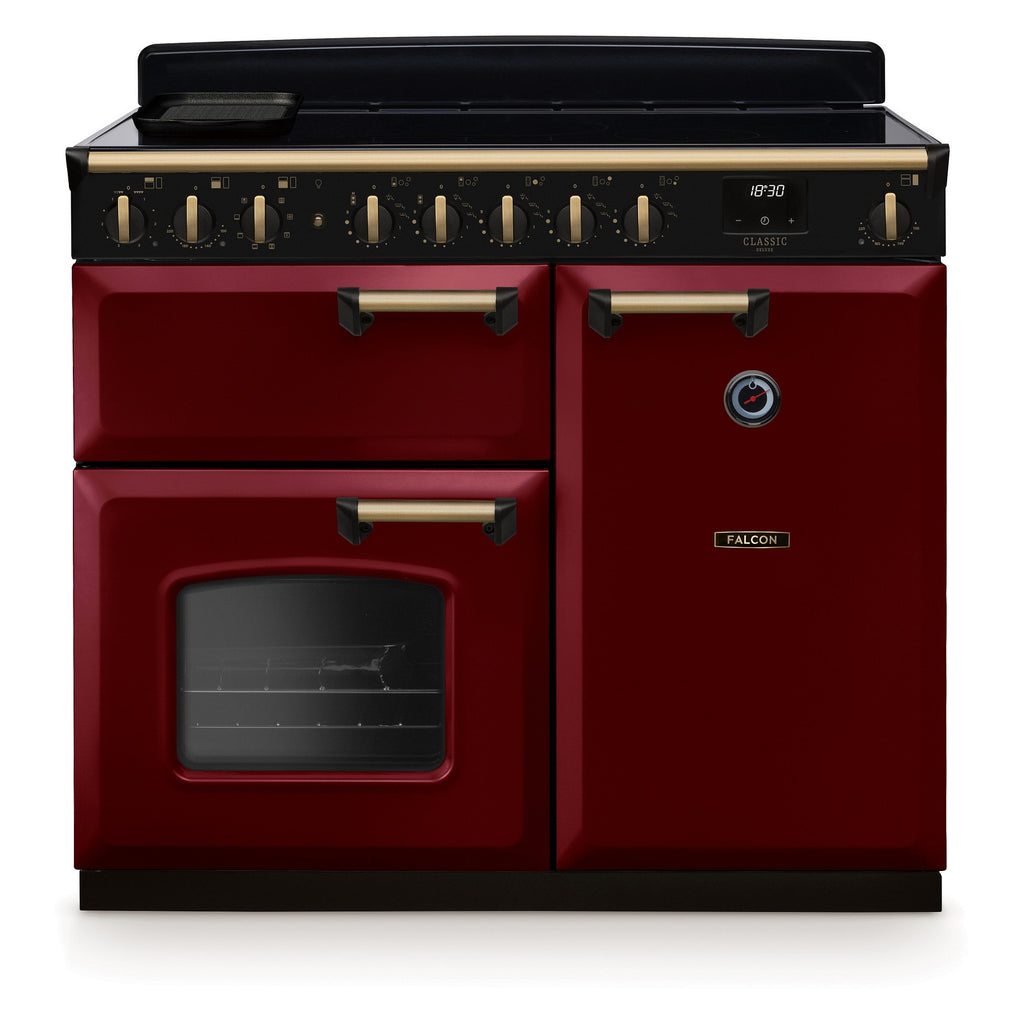 Piano de cuisson induction FALCON NGC TAB IND 100 CM BORDEAUX LAITON ANTIQ