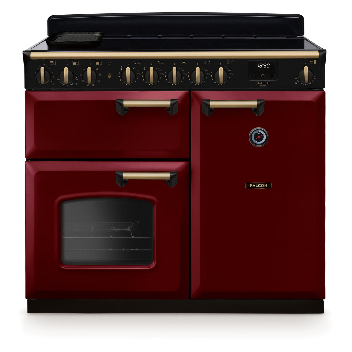 Piano de cuisson induction FALCON NGC TAB IND 100 CM BORDEAUX LAITON ANTIQ
