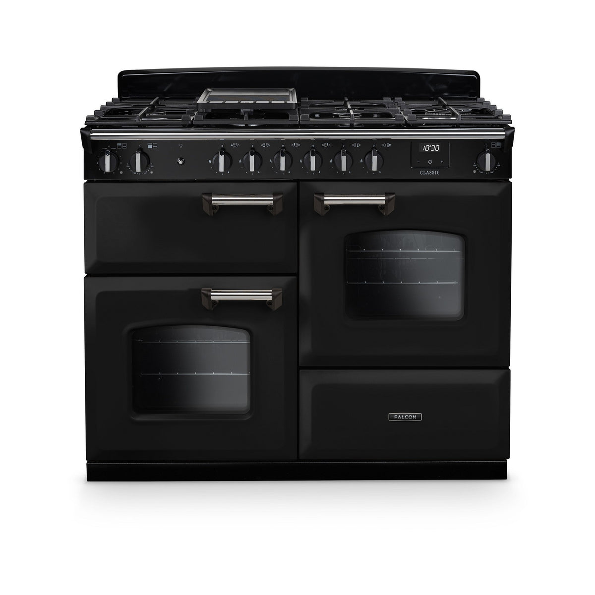 Piano de cuisson gaz FALCON NGC OC TAB GAZ 110 CM NOIR CHROME