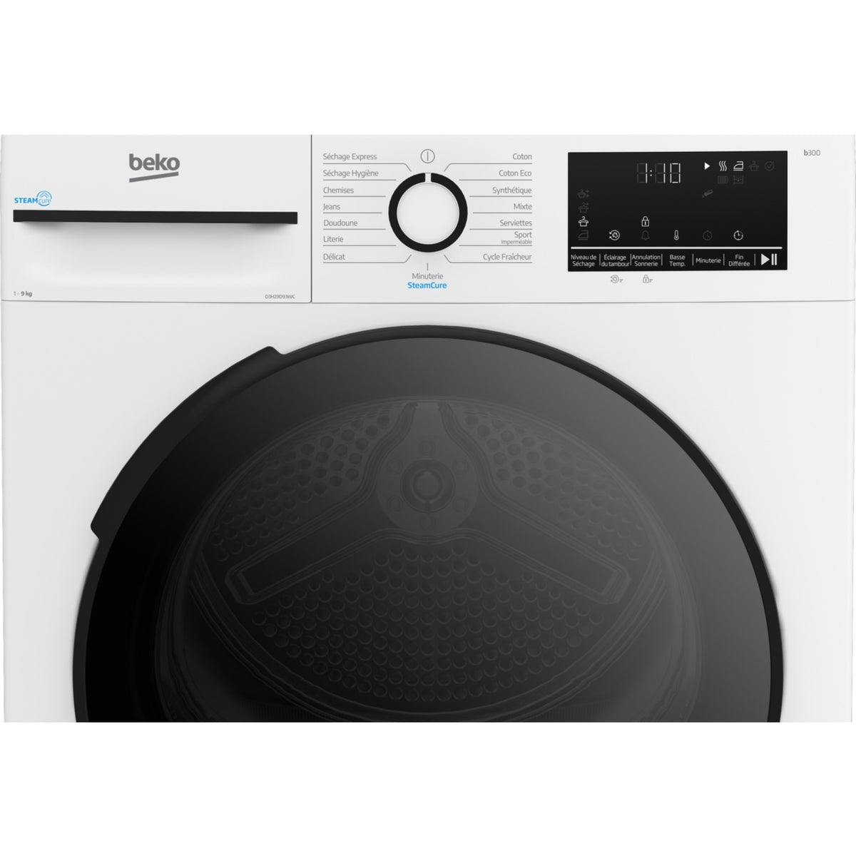 Sèche linge pompe à chaleur BEKO D3H29D93WC