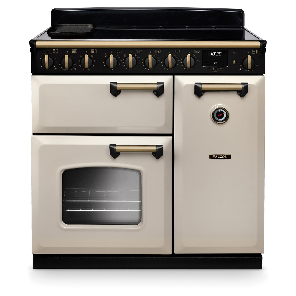 Piano de cuisson induction FALCON NGC TAB IND 90 CM CREME PASTEL LAITON AN