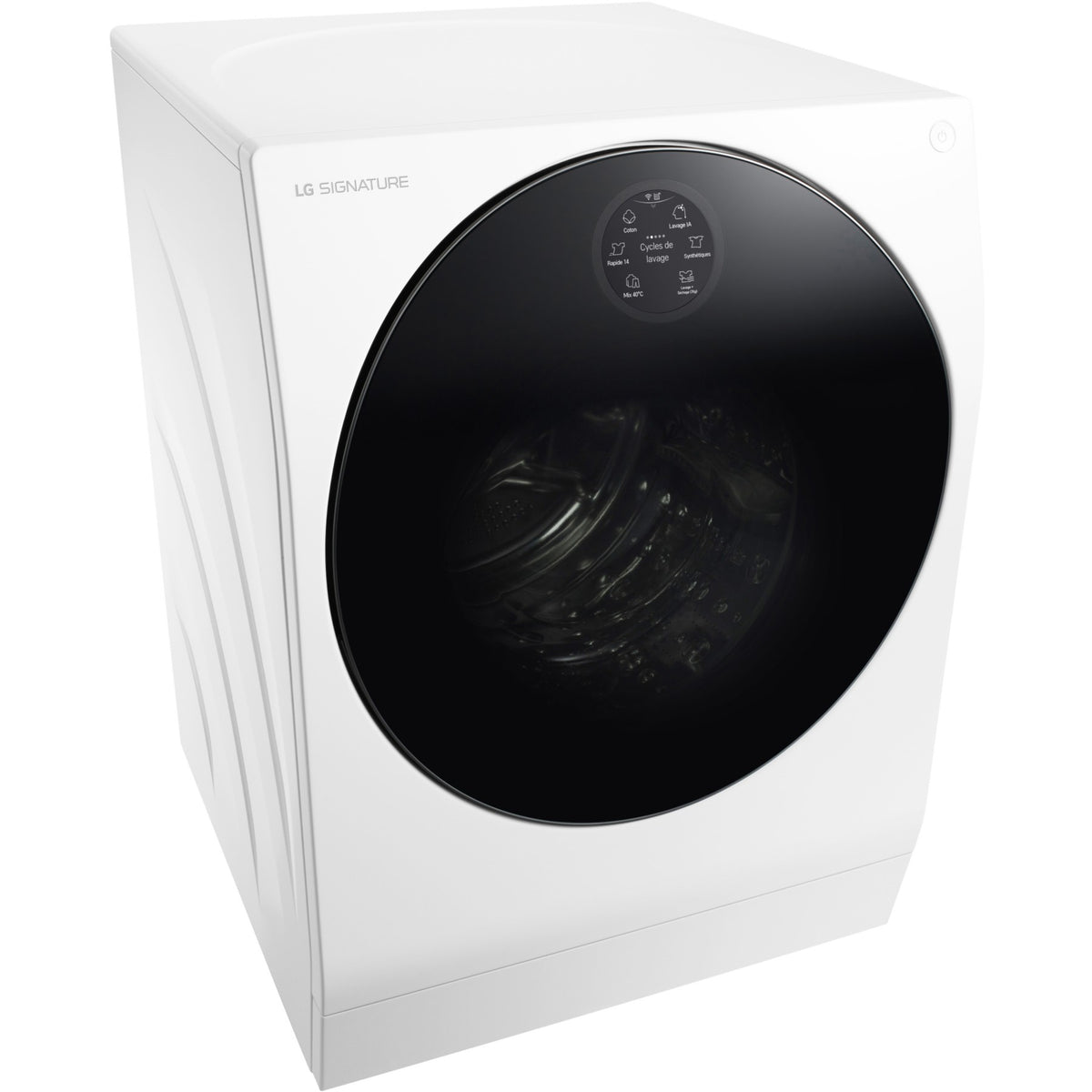 Lave linge séchant hublot LG LSWD100E - 12/7 kg - 1600 tr/min - Classe A - Dosage automatique - Connecté Reconditionné