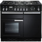 Piano de cuisson gaz FALCON PROF+100 MIXT NOIR/CHROME