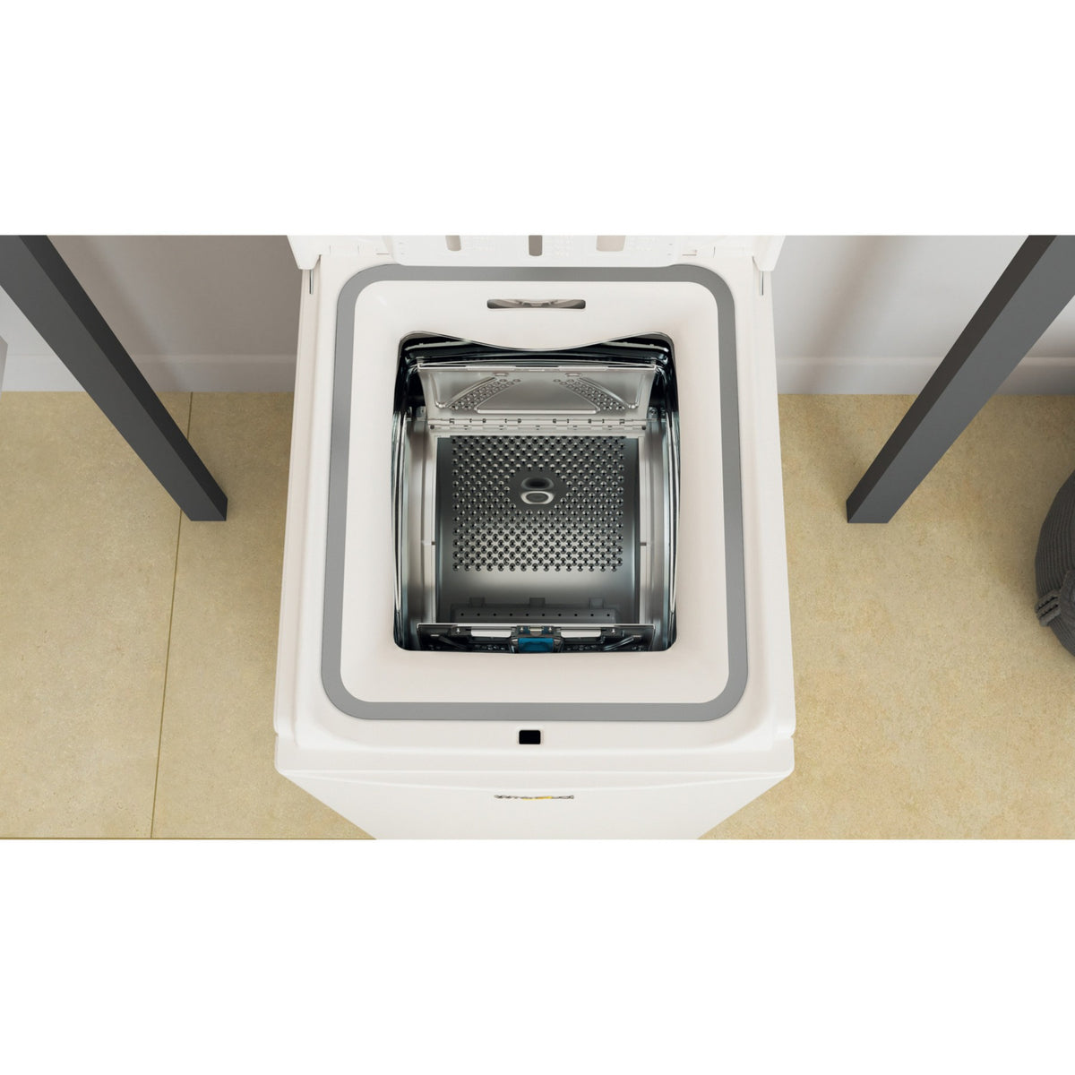 Lave linge top WHIRLPOOL ZENTDLRBX6252BSFR/N - 6 kg - 1200 tr/min - Classe B - Moteur induction sans courroie - Silence Reconditionné