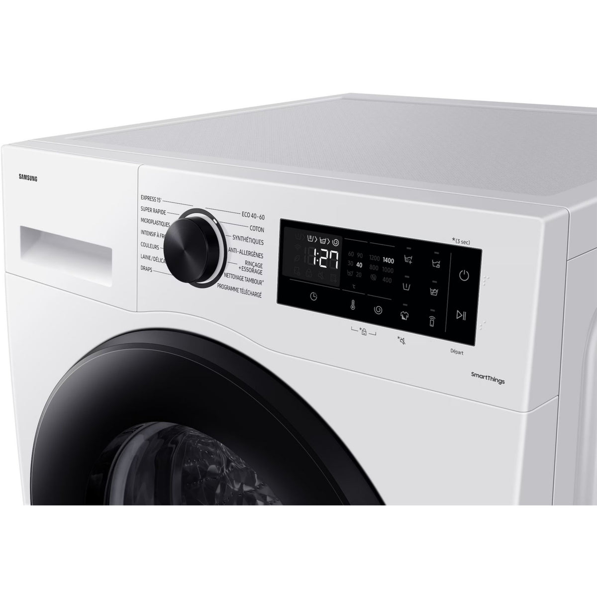 Lave linge hublot SAMSUNG WW11DG5B25AE - 11 kg - 1400 tr/min - Classe A - Moteur induction - Connecté wifi - Bespoke AI