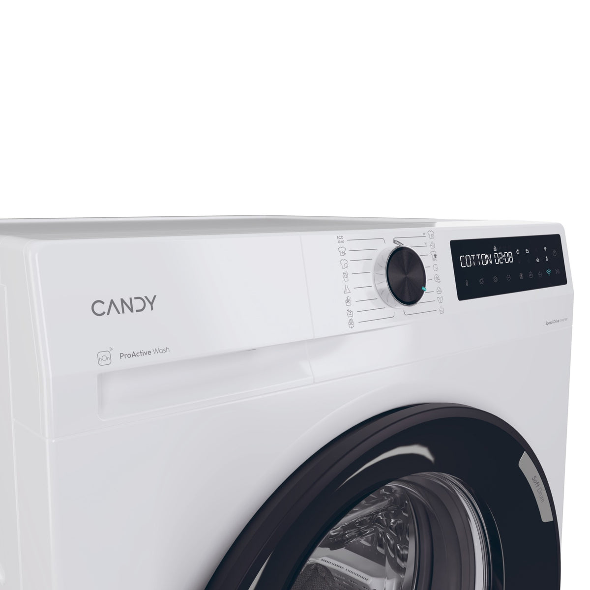 Lave linge hublot CANDY BR 49B8-S - 9 kg - 1400 tr/min - Classe A - Vapeur - Connecté