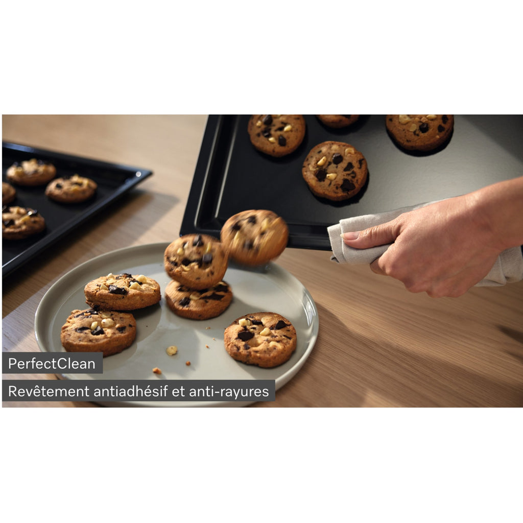 Four encastrable fonction vapeur MIELE H 7244 BP NR - Pyrolyse - Chaleur tournante - Porte froide - Rails télescopiques