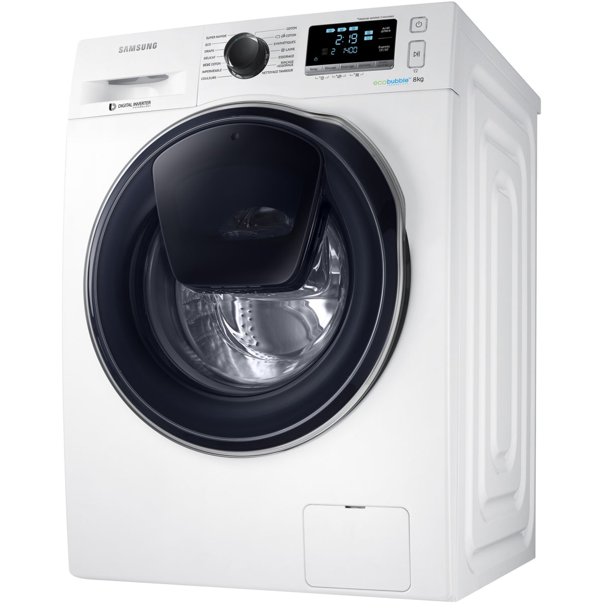 Lave linge hublot SAMSUNG ADD WASH WW80K6414QW Reconditionné