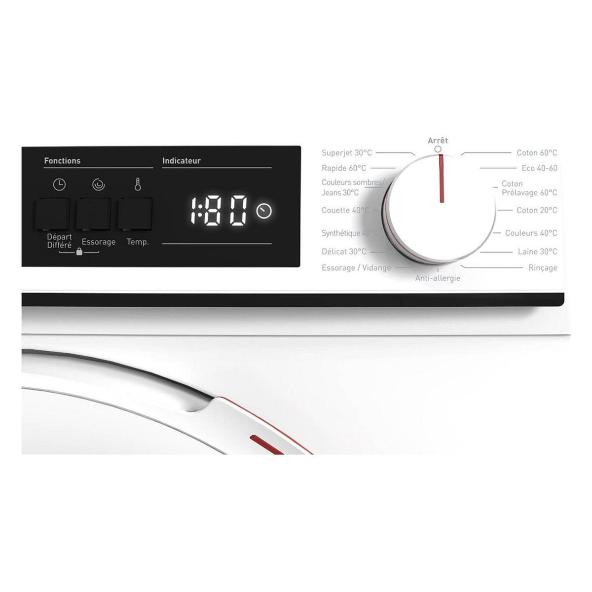 Lave linge hublot SHARP ESNFA014DWNA