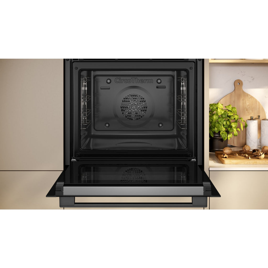 Four encastrable NEFF B2ACJ7AG0 - Pyrolyse - Chaleur pulsée - Porte froide - Air Fry - Graphite Grey