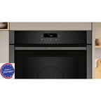 Four encastrable NEFF B2ACJ7AG0 - Pyrolyse - Chaleur pulsée - Porte froide - Air Fry - Graphite Grey