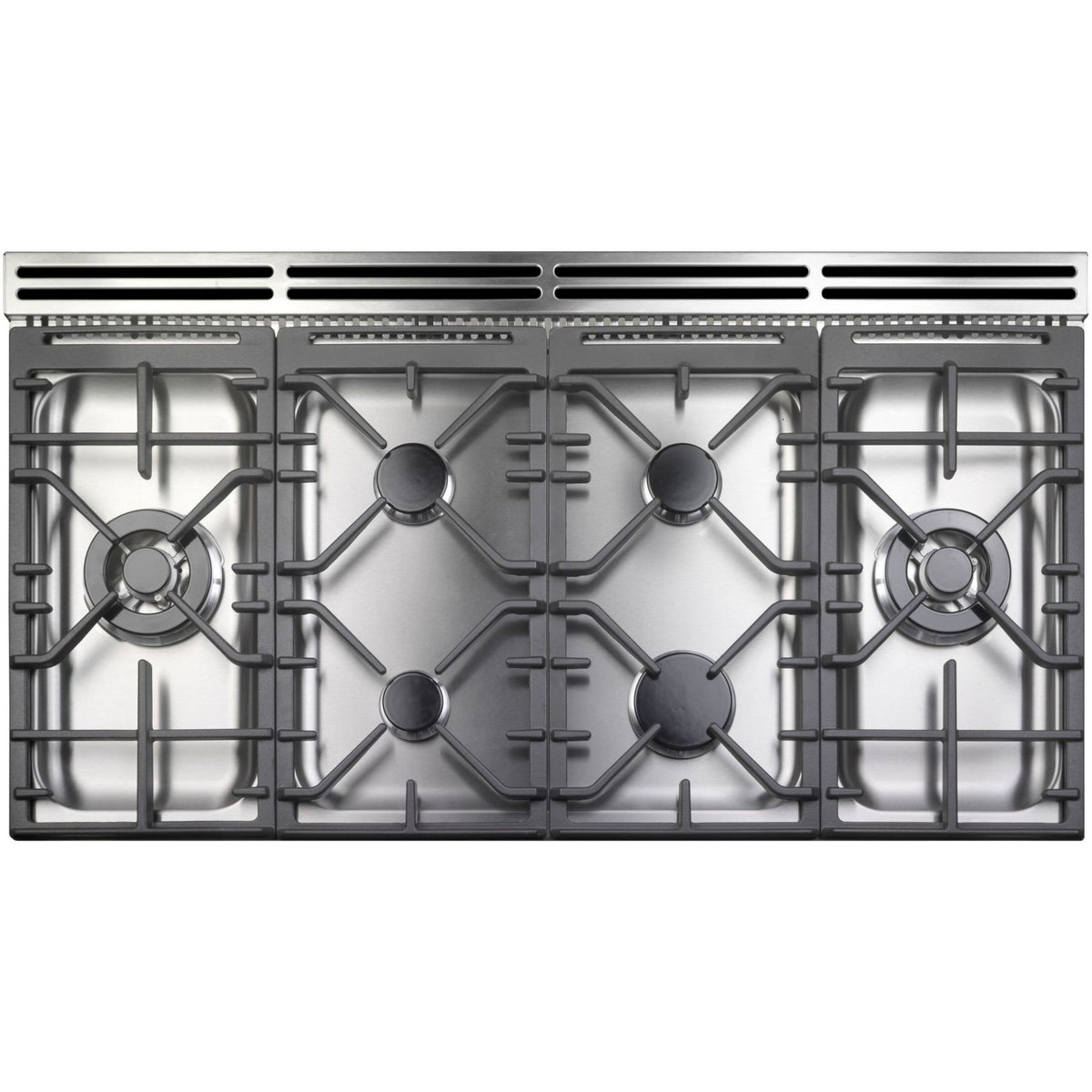 Piano de cuisson gaz FALCON ELISE 110 ROCHE BLEUE NICKEL BROSSÉ