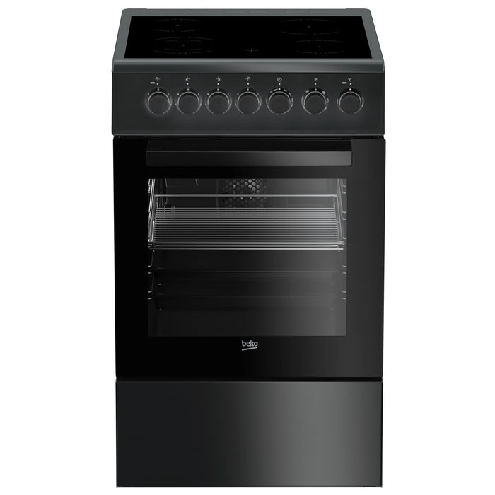 Cuisinière vitrocéramique BEKO FSS57100GAC 50cm Catalyse