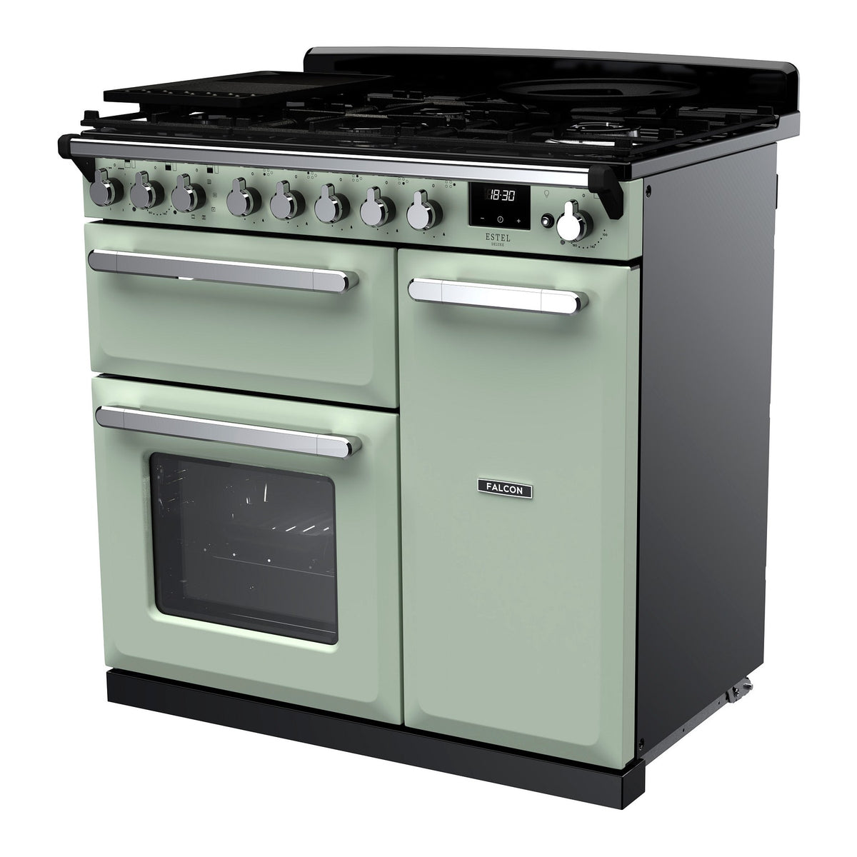 Piano de cuisson gaz FALCON ESTEL DELUXE TAB GAZ 90 CM VERT PASTEL C