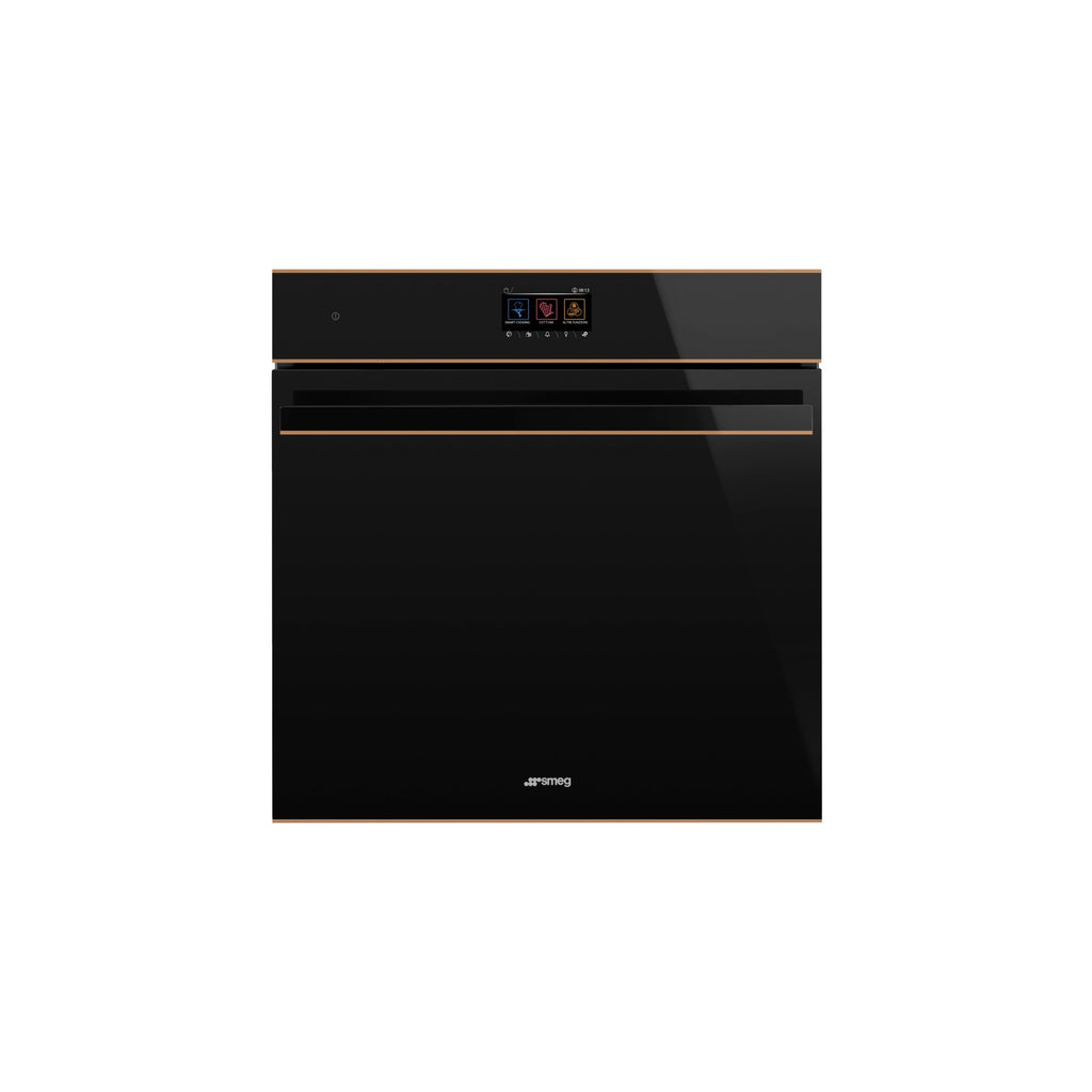 Four encastrable SMEG SO6604S4PNR - Hydrolyse - Chaleur tournante - Combiné vapeur - Rails télescopiques