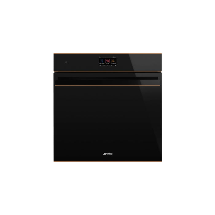Four encastrable SMEG SO6604S4PNR - Hydrolyse - Chaleur tournante - Combiné vapeur - Rails télescopiques