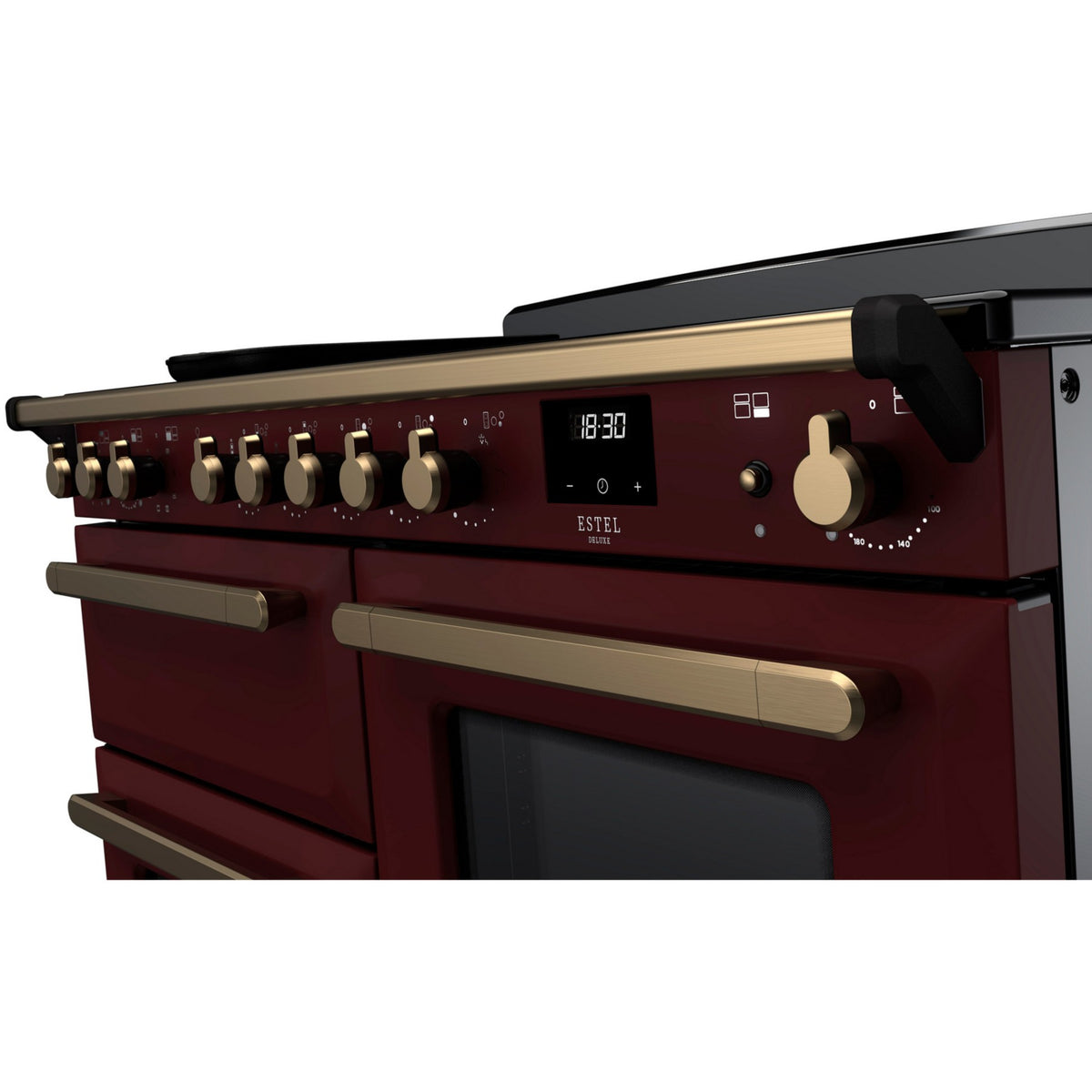 Piano de cuisson induction FALCON ESTEL DELUXE OCTAB IND 110 CM BORDEAUX L
