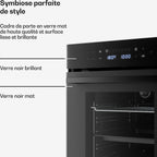 Four encastrable KLARSTEIN 45cm 49 litres CEE A 2350 W Noir Velaire