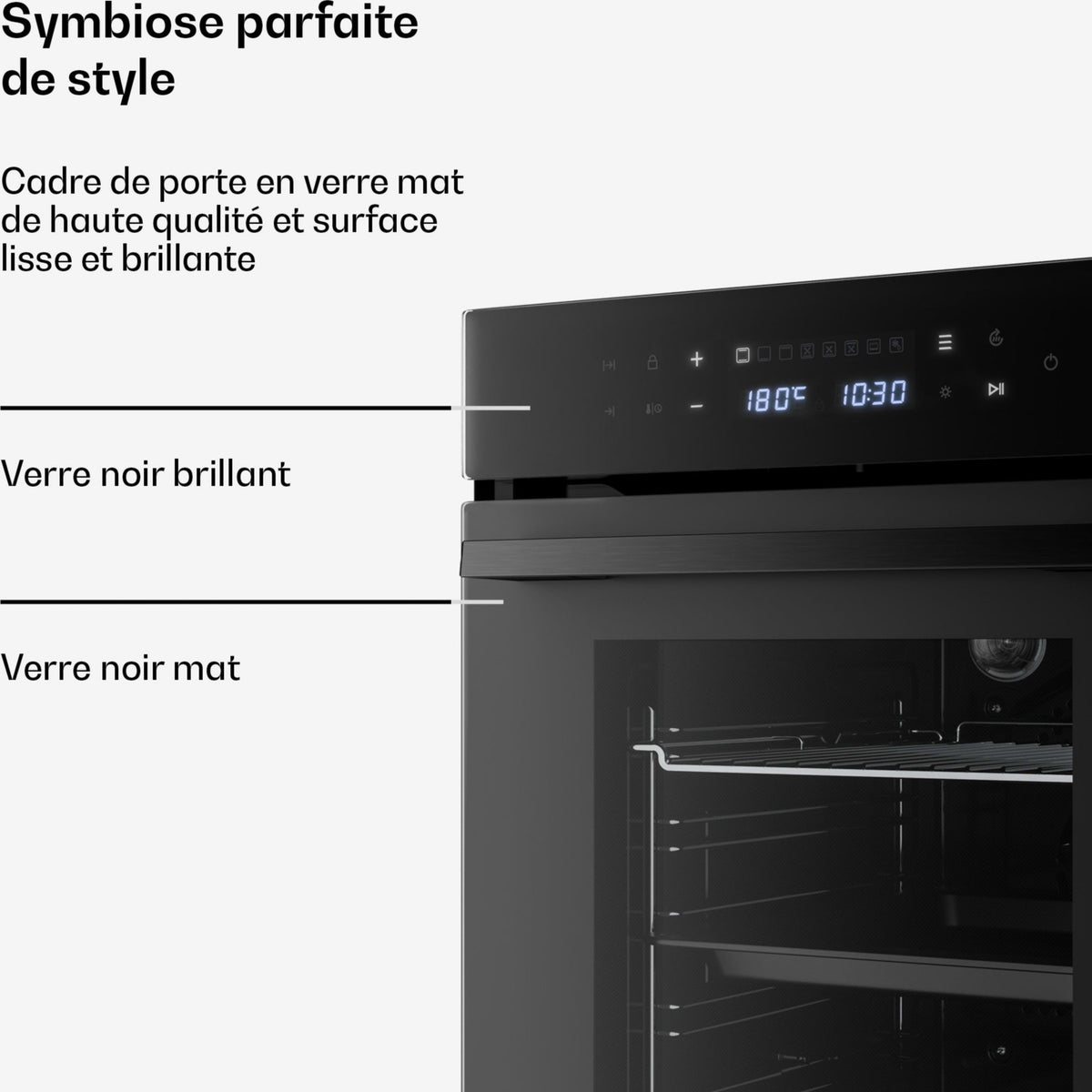 Four encastrable KLARSTEIN 45cm 49 litres CEE A 2350 W Noir Velaire
