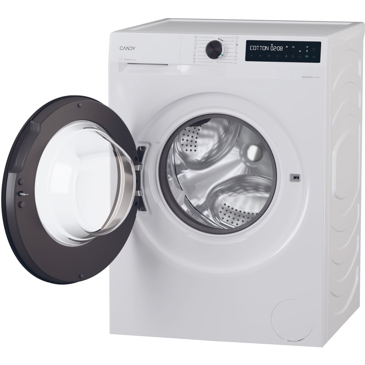 Lave linge hublot CANDY BR 49B8-S - 9 kg - 1400 tr/min - Classe A - Vapeur - Connecté