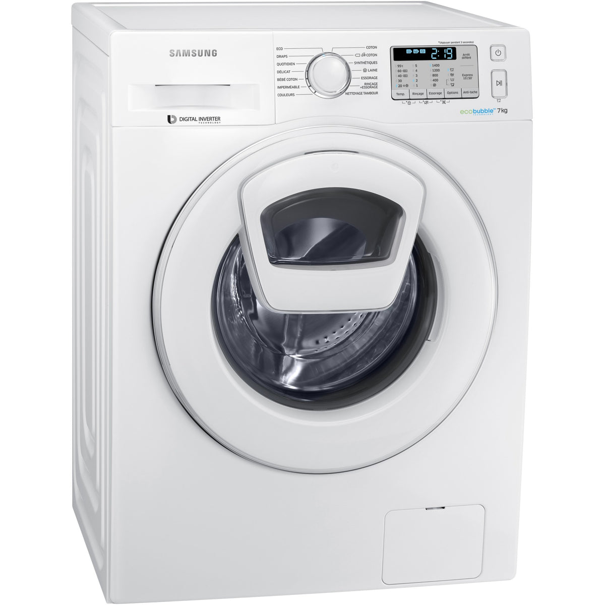 Lave linge hublot SAMSUNG WW70K5413WW ADD WASH Reconditionné