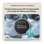 Lave linge hublot LG F34X56WHST - 13 kg - 1400 tr/min - Classe A - Moteur direct drive - Connecté