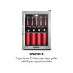 Mini réfrigérateur KLARSTEIN Beersafe M 33 litres - Argent