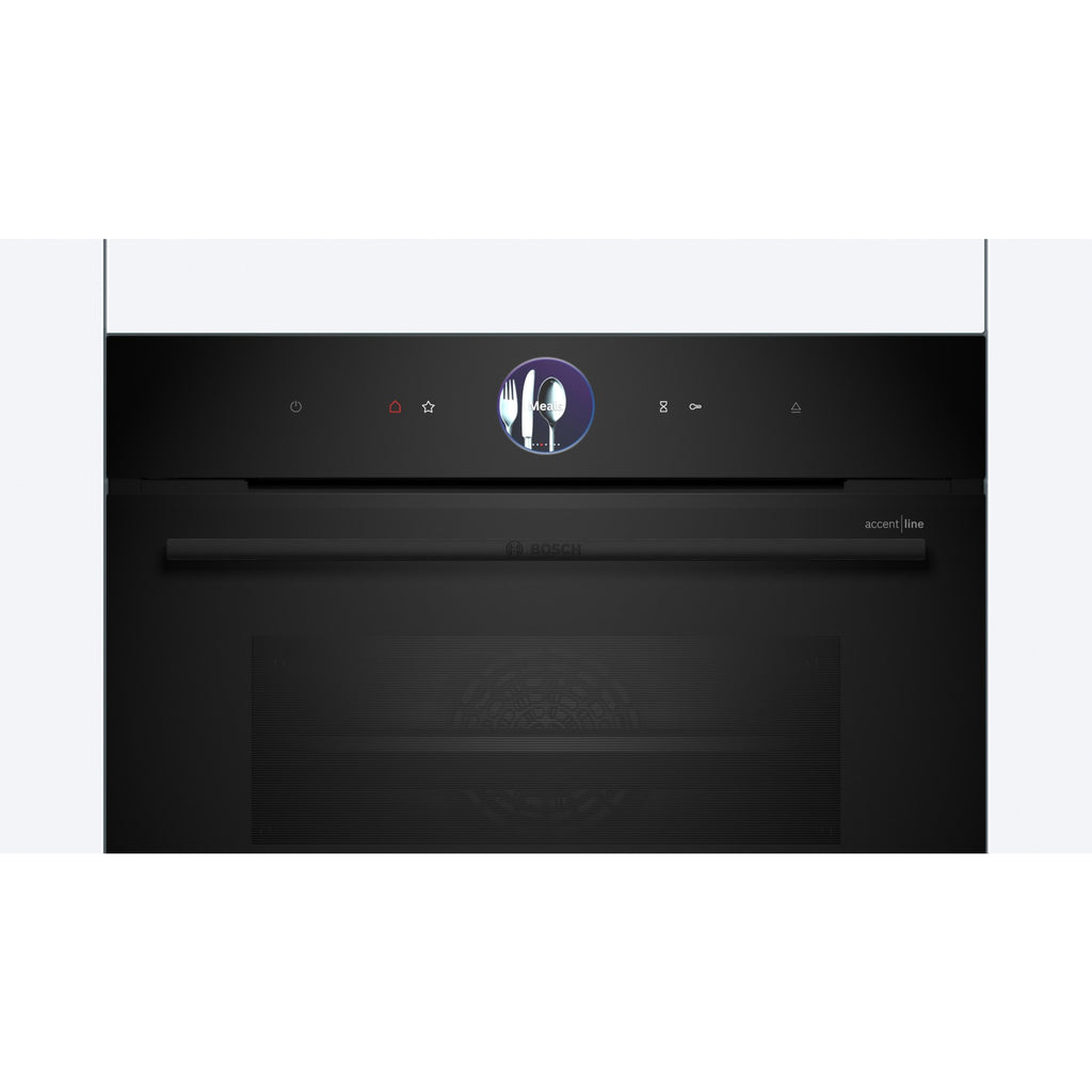 Four encastrable fonction vapeur BOSCH CSG936AB1 - Vapeur - Ecoclean - Tactile - Série 8 - 100% Vapeur FullSteam