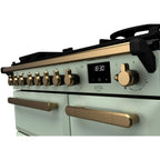 Piano de cuisson gaz FALCON ESTEL DELUXE TAB GAZ 90 CM VERT PASTEL L