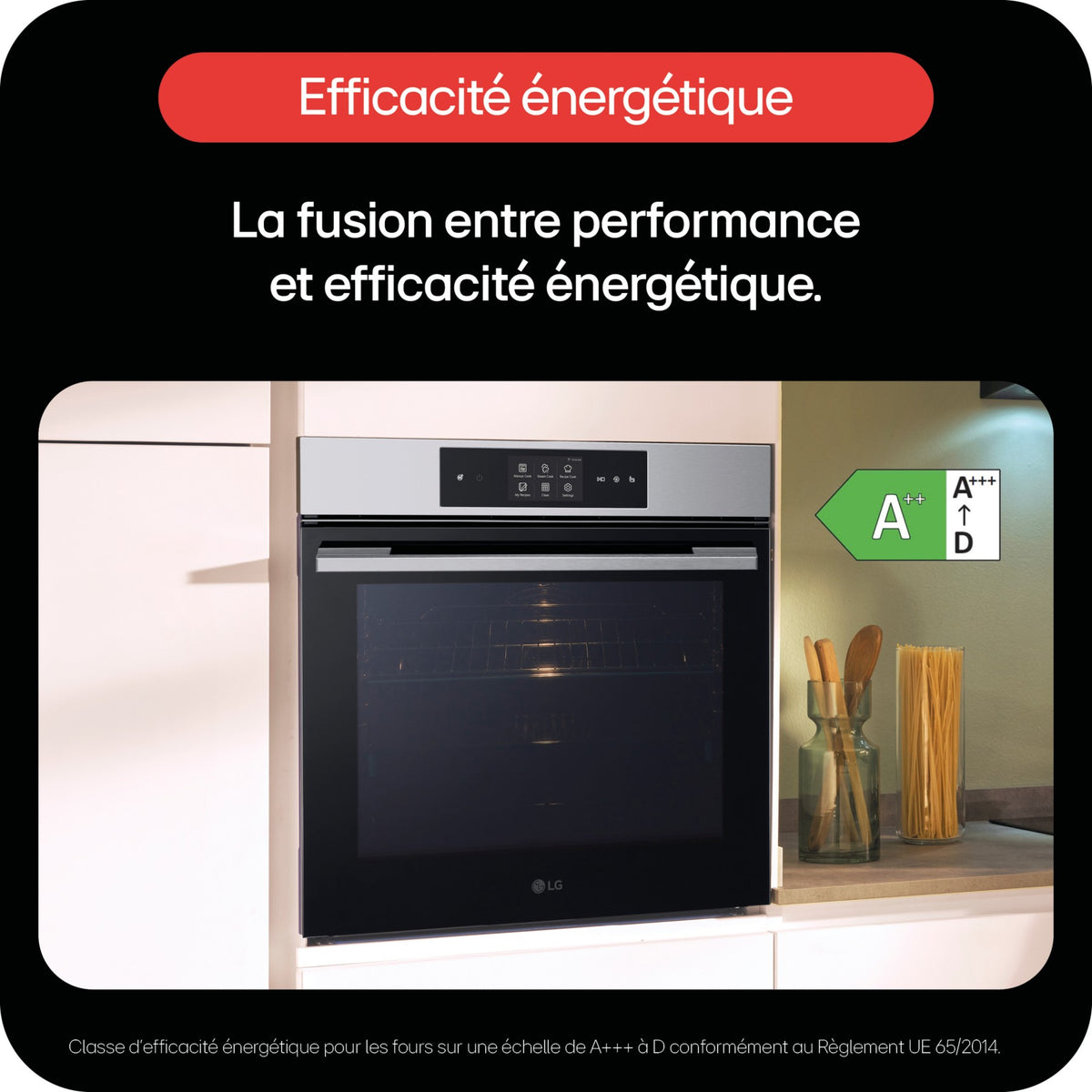 Four encastrable LG WS9D7672CS - Pyrolyse - Hydrolyse - Chaleur pulsée - Vapeur - Porte froide - Écran tactile